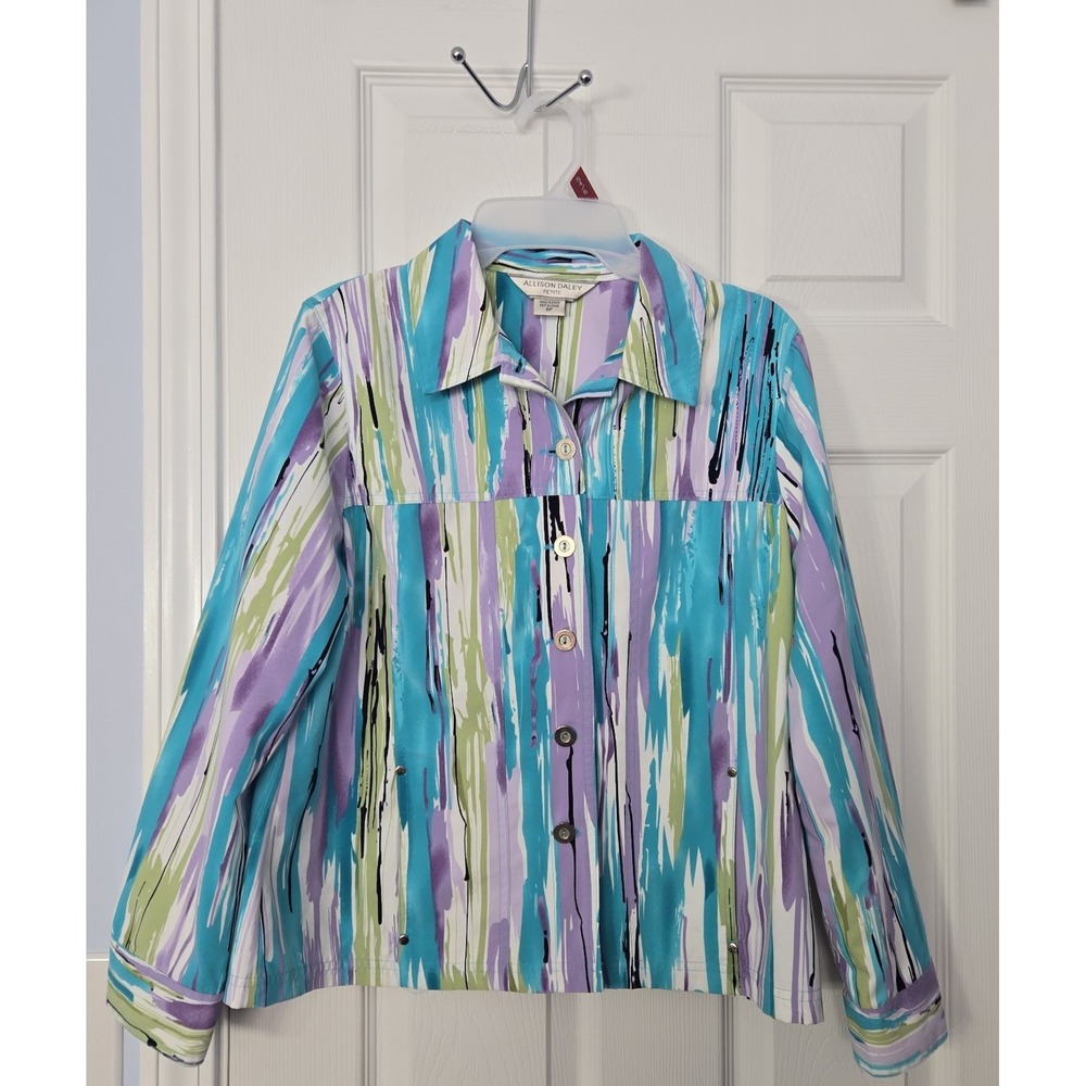 Allison Daley Womans Petite Blazer Size 8P has front‎ pockets